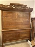 Eastlake-style Victorian Queen Bed + Two Dressers - FREE