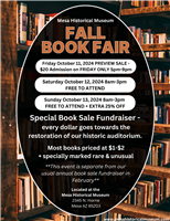 Special Book Fair Fundraiser @ Mesa Historical Museum