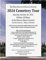 2024 Historic Cemetery Tour