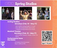 Acting & Musical Theater Studios: Spring Registrations Open!