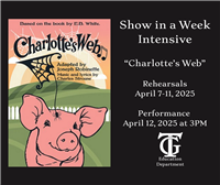 Show in a Week: Charlotte’s Web – Actors & Technicians Registration