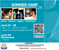 Goshen Theater Drama Club: Summer Camp 2024 Registration
